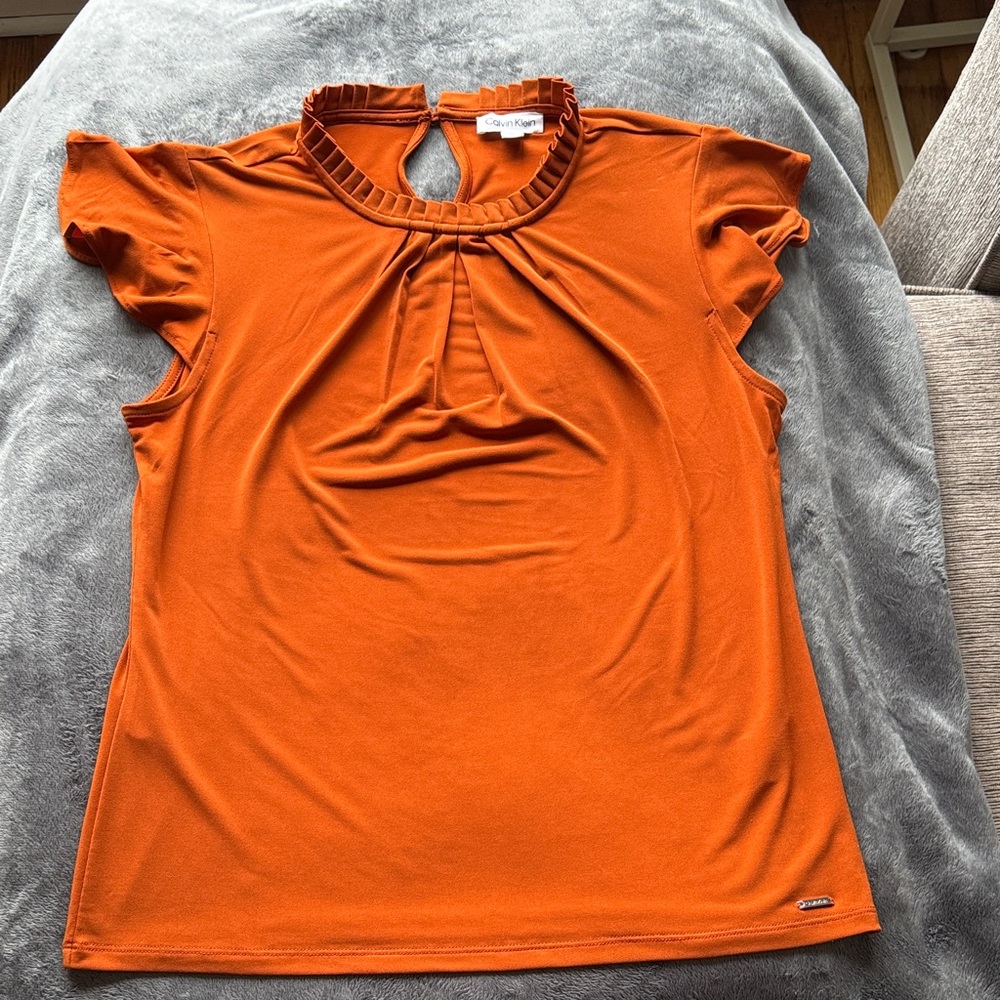 Calvin Klein Orange Blouse